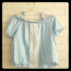 Blue girls shirt